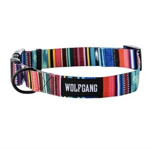 Wolfgang Quetzal Dog Collar – Large (1″ x 18–26″) – USA-Made Durable Collar BNWT